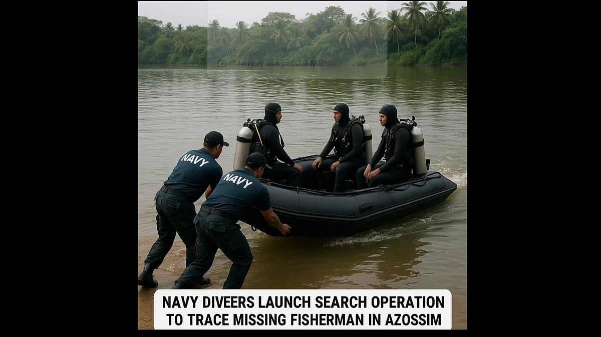 Navy Divers Launch Search Operation to Trace Missing Fisherman in Azossim