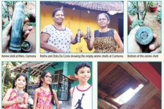 Navy visits houses in Carmona affected by ammo shell falling