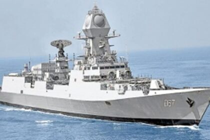 Navy’s latest indigenous destroyer INS Mormugao, named after Goa’s port