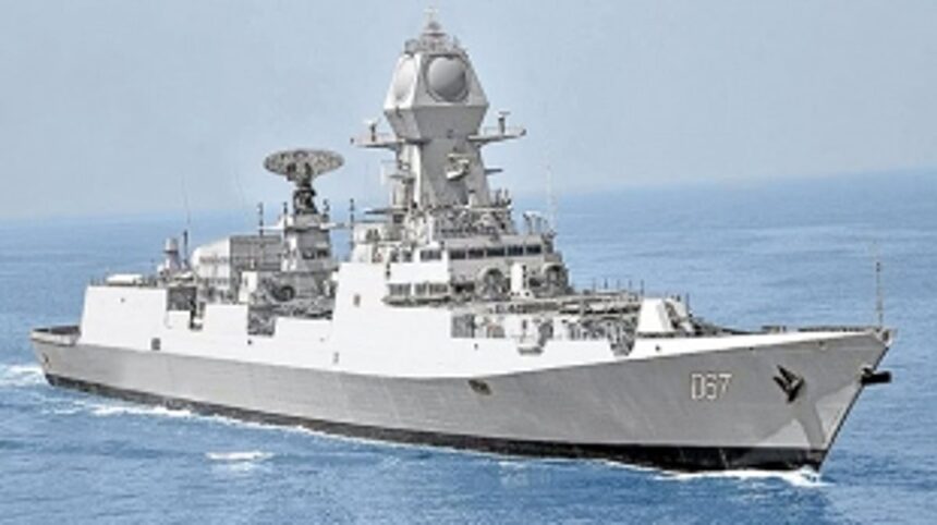 Navy’s latest indigenous destroyer INS Mormugao, named after Goa’s port