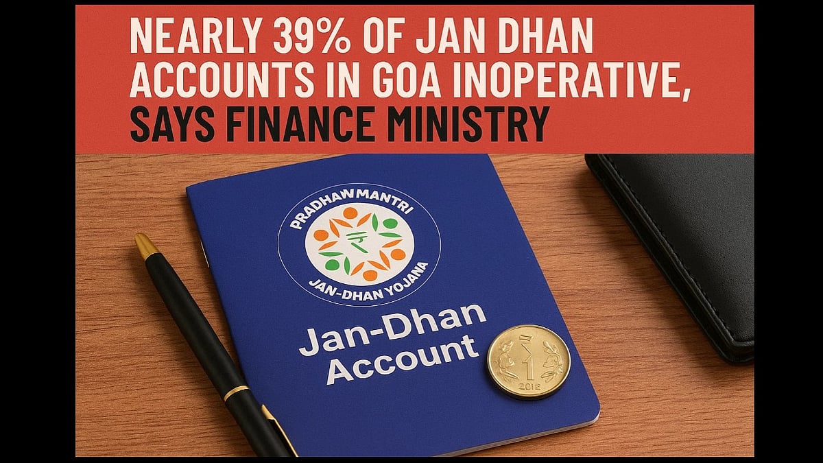 Nearly 39% of Jan Dhan Accounts in Goa Inoperative, Says Finance Ministry