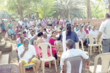 Neturlim villagers demand dropping of  externment case against Dy Sarpanch