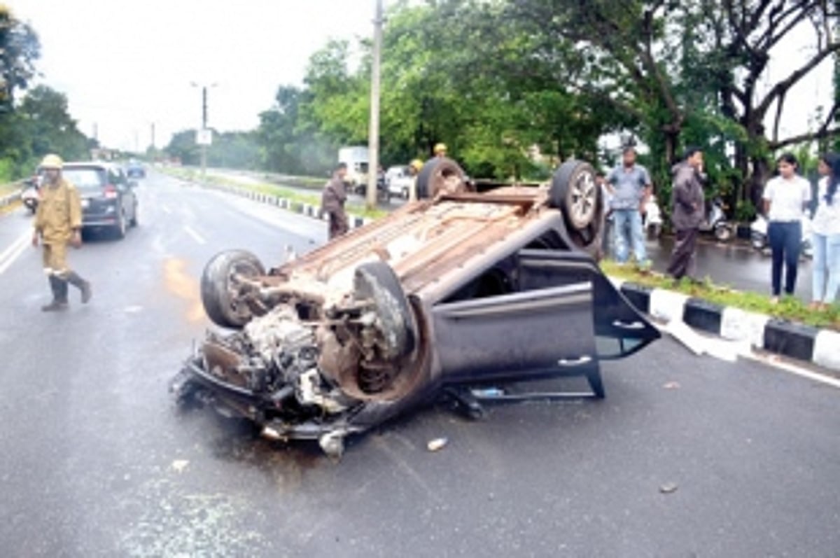 New Bambolim highway has become an accident hotspot