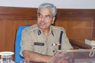 New DGP Bhim Bassi arrived today at Panjim HQ