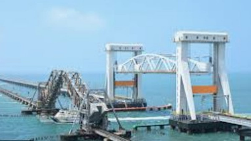 New Pamban Bridge in Tamil Nadu Designed to Withstand Cyclones Stronger Than 1964 Storm, Officials Confirm 1 New Pamban Bridge in Tamil Nadu Designed to Withstand Cyclones Stronger Than 1964 Storm, Officials Confirm