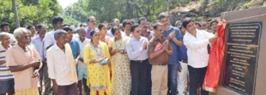 Newly constructed road thrown open at Quepem 1 Newly constructed road thrown open at Quepem