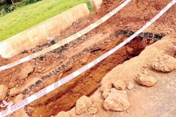 Newly hot-mixed Marna-Gaunsavaddo link road in Siolim damaged, dug up again by PWD