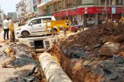 Newly tarred roads in Panjim, excavated once again