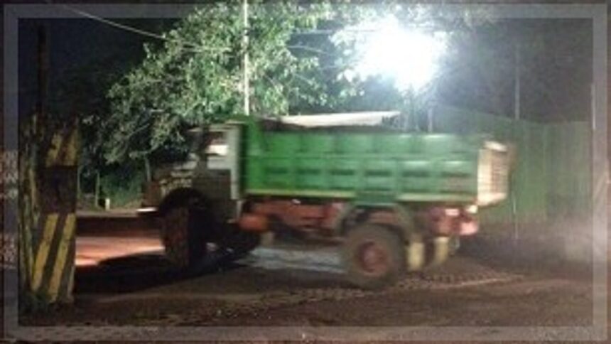 Night ore transportation, a nightmare to Sarmanas Pilgao residents 1 Night ore transportation, a nightmare to Sarmanas Pilgao residents