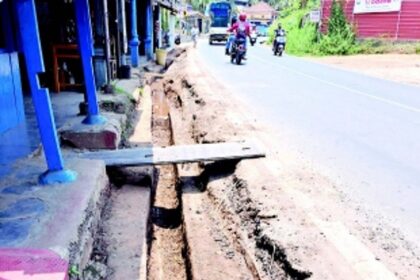 No escape route  for pedestrians