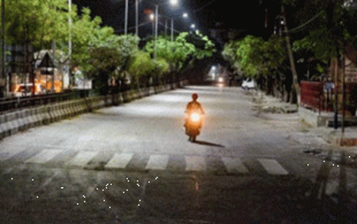 No night curfew,  restrictions on  public gatherings