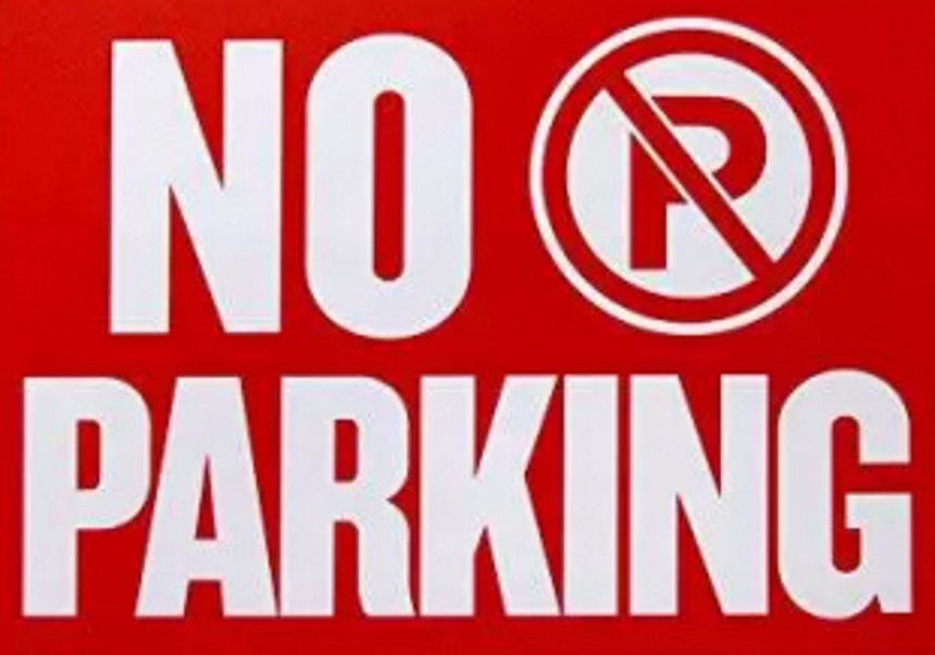 No parking around oxygen factory 1 No parking around oxygen factory