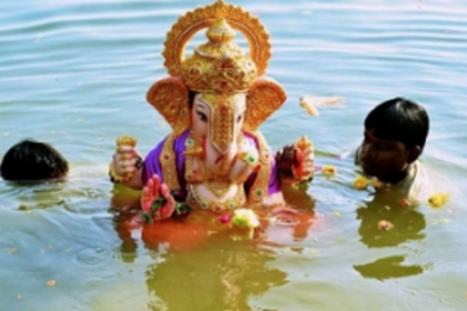 No traditional Ganesh idol immersion procession at Adpoi this year