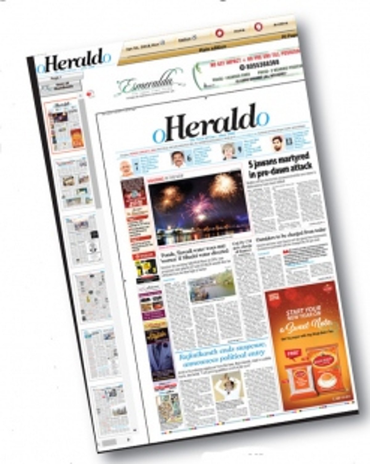 Nominal monthly subscription for Herald’s epaper from Jan 3
