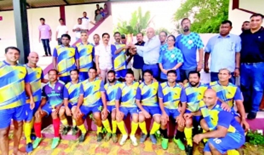 North Goa Veterans clinch  Lourdes Festival football title