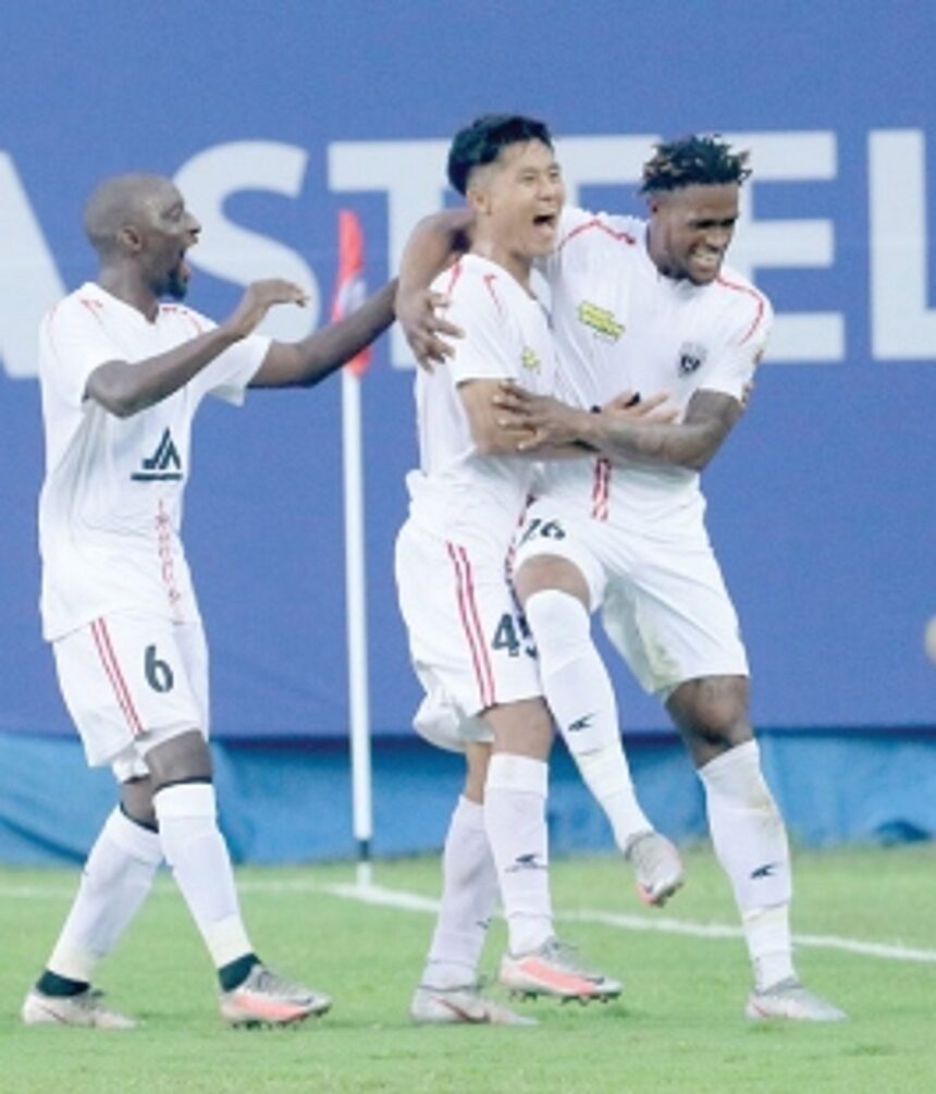 NorthEast end winless streak to bag crucial points against Jamshedpur 1 NorthEast end winless streak to bag crucial points against Jamshedpur