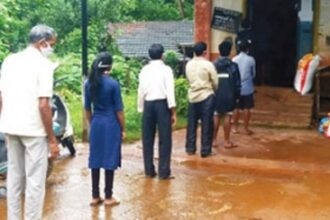 Nothing’s ‘fair’ in standing in long queues  to get ration in Netravali village