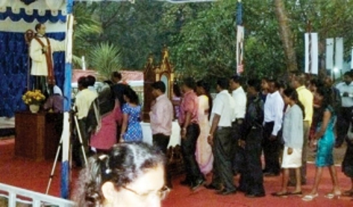 Novenas of St Joseph Vaz begin