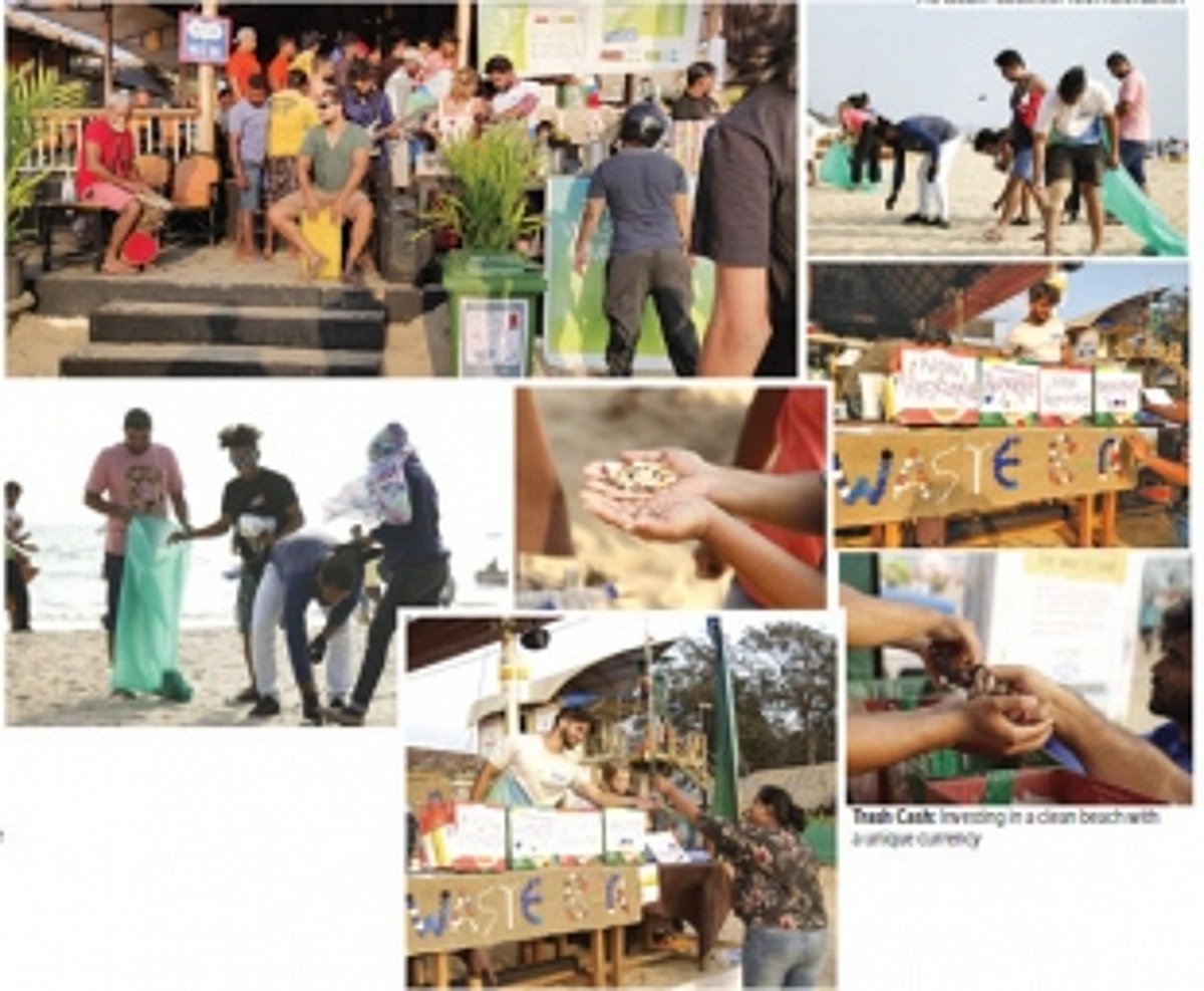 Now, a pop-up waste bar in Goa that exchanges beverages for beach trash!