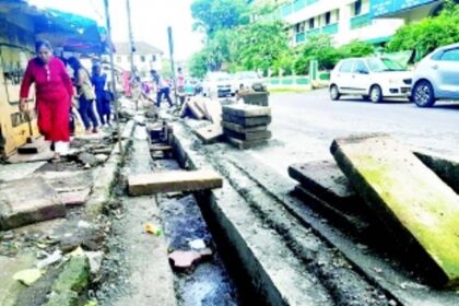 Now, drain construction escalates traffic chaos near Margao schools