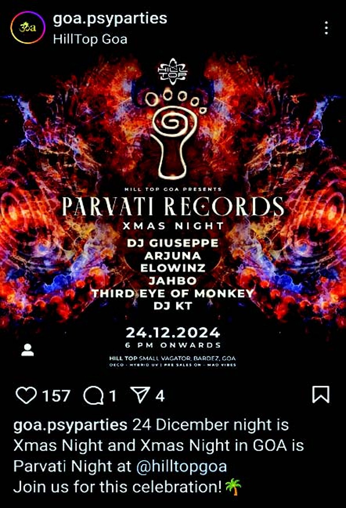 Now here comes the ‘Circus’ party, which starts
at 8 pm and goes on and on