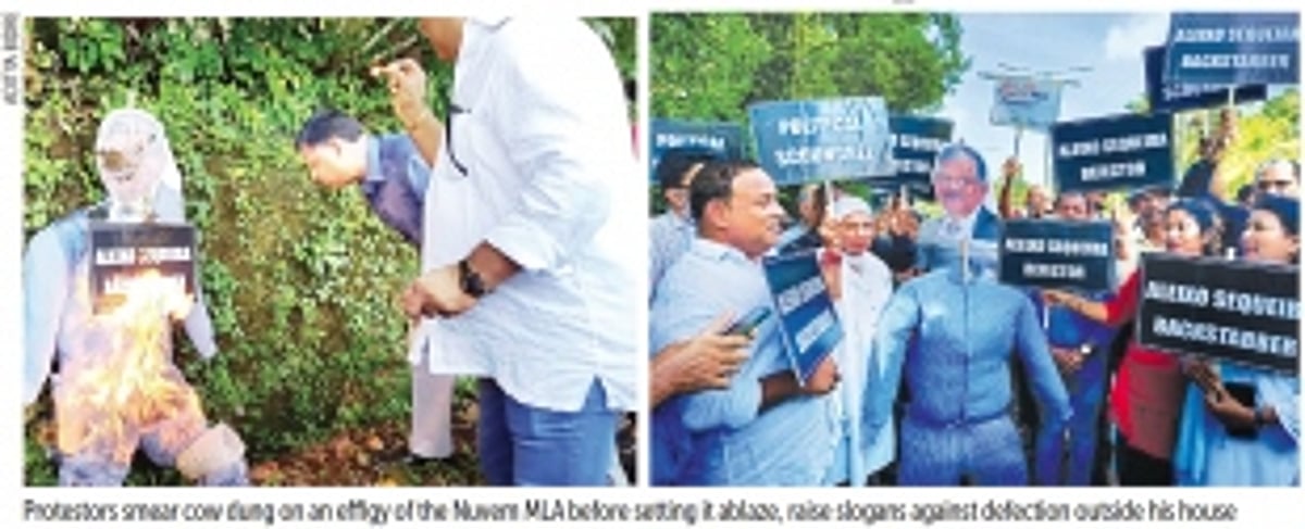 Nuvem voters unleash defection wrath with protest outside Aleixo’s house