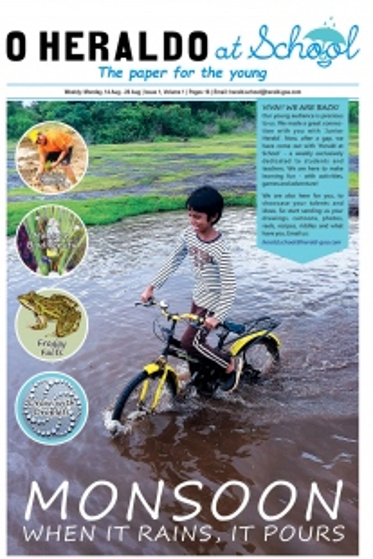 O Heraldo at School: Children, it’s your canvas to chalk out your future