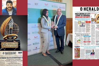 O Heraldo awarded at House of Commons for excellence in journalism