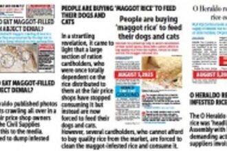 O Heraldo investigation exposes maggot-infested rice supplied by fair price shops across Goa