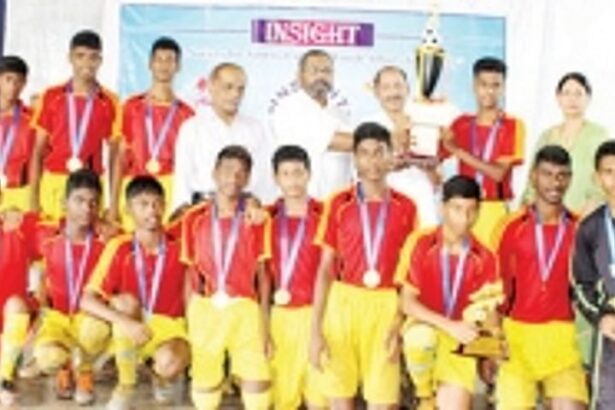 OL of Succour HS Nagoa emerge Volvotkar football champions