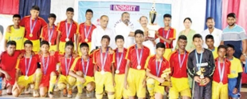 OL of Succour HS Nagoa emerge Volvotkar football champions