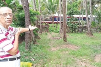 Objection or not, the railways are pushing the  double-tracking project with force, say locals