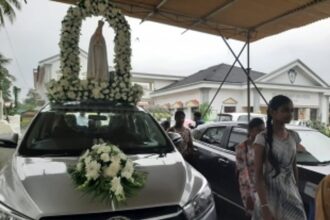 October Begins with Blessing of Our Lady of Fatima Statue by Legion Maria Group in Raia