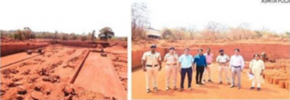 Officials raid illegal laterite quarries in Camurlim, seize heavy machinery