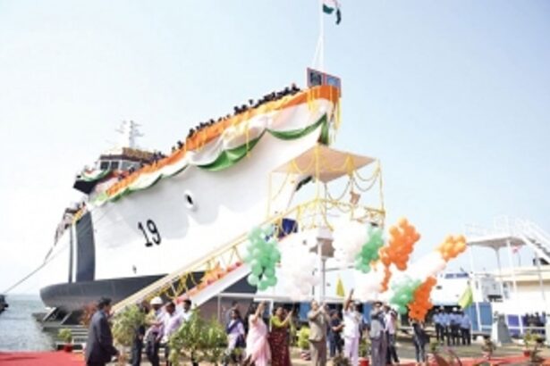 Offshore petrol vessel Sujith launched