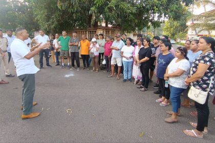 Old Goa Police Conduct Safety Awareness Program and Launch Major Security Drive