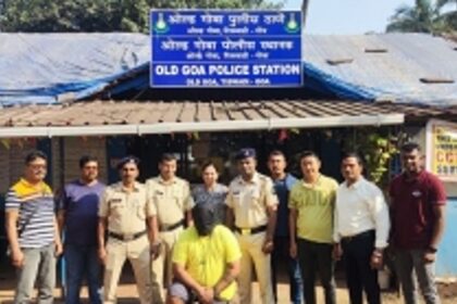Old Goa Police in a chase successful apprehends major cheating accused wanted at Howrah, Calcutta