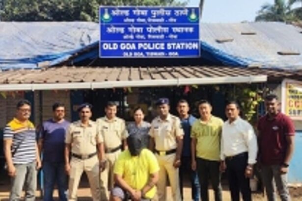 Old Goa Police in a chase successful apprehends major cheating accused wanted at Howrah, Calcutta