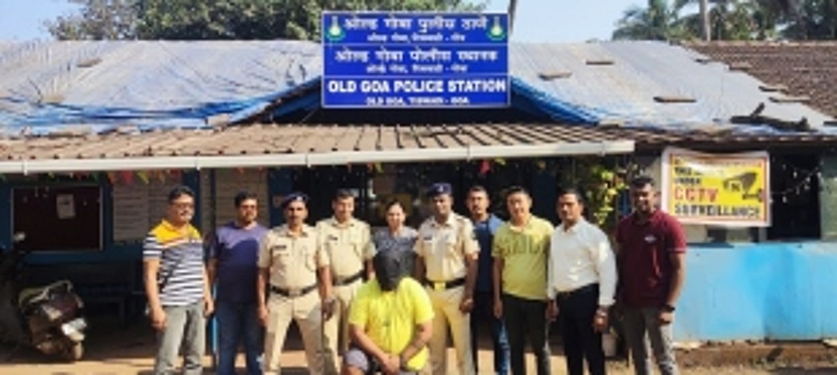 Old Goa Police in a chase successful apprehends major cheating accused wanted at Howrah, Calcutta