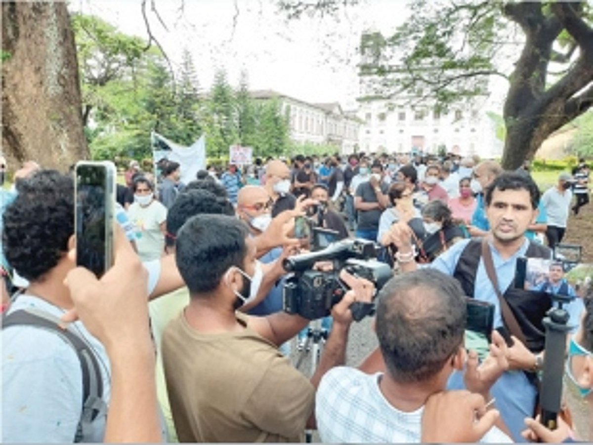 Old Goa rally demands immediate  demolition of ‘illegal’ construction