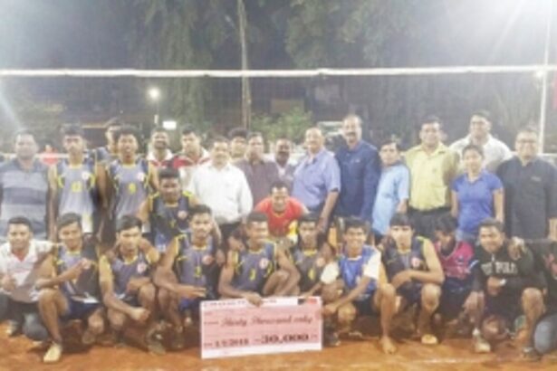 Om Shiv Shambhu volleyball champs