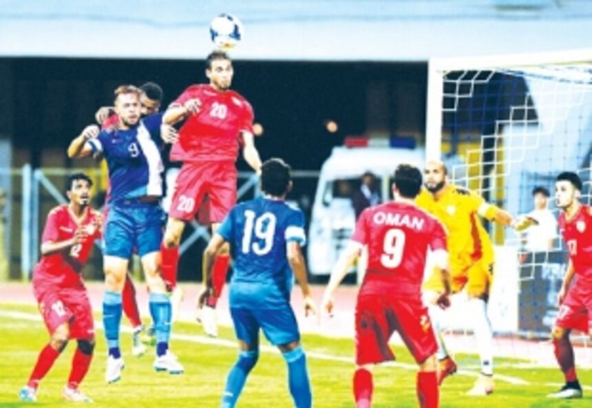 Oman down India 2-1 1 Oman down India 2-1