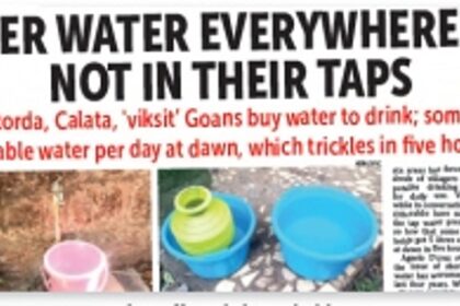 On water shortage in Utorda ‘some are doing tiatr’, says Minister Sequeira