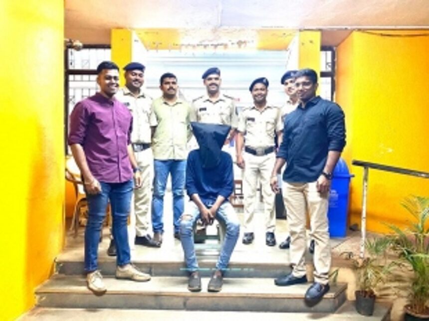 One arrested for mobile snatching by Porvorim Police. 1 One arrested for mobile snatching by Porvorim Police.