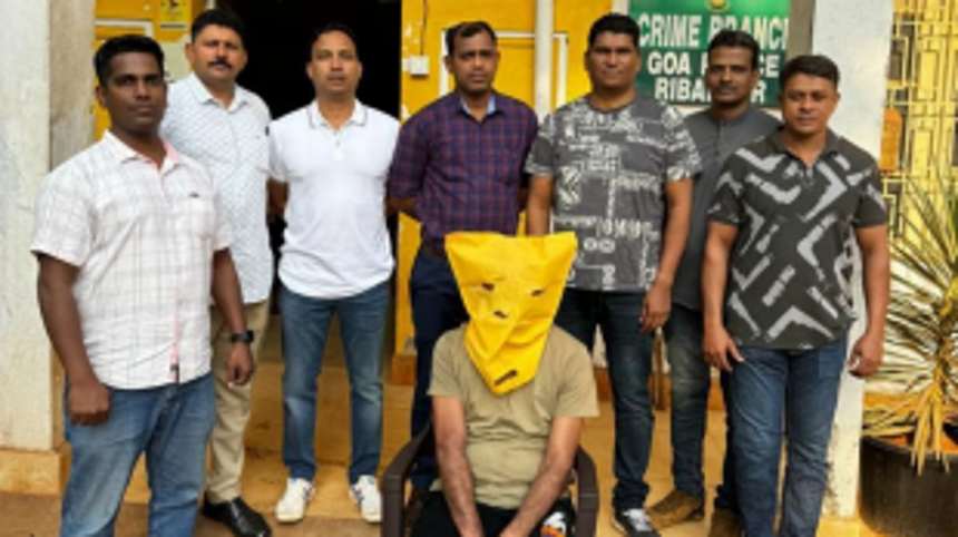 One arrested with drugs worth Rs 2.50 Lakh at Parra 1 One arrested with drugs worth Rs 2.50 Lakh at Parra