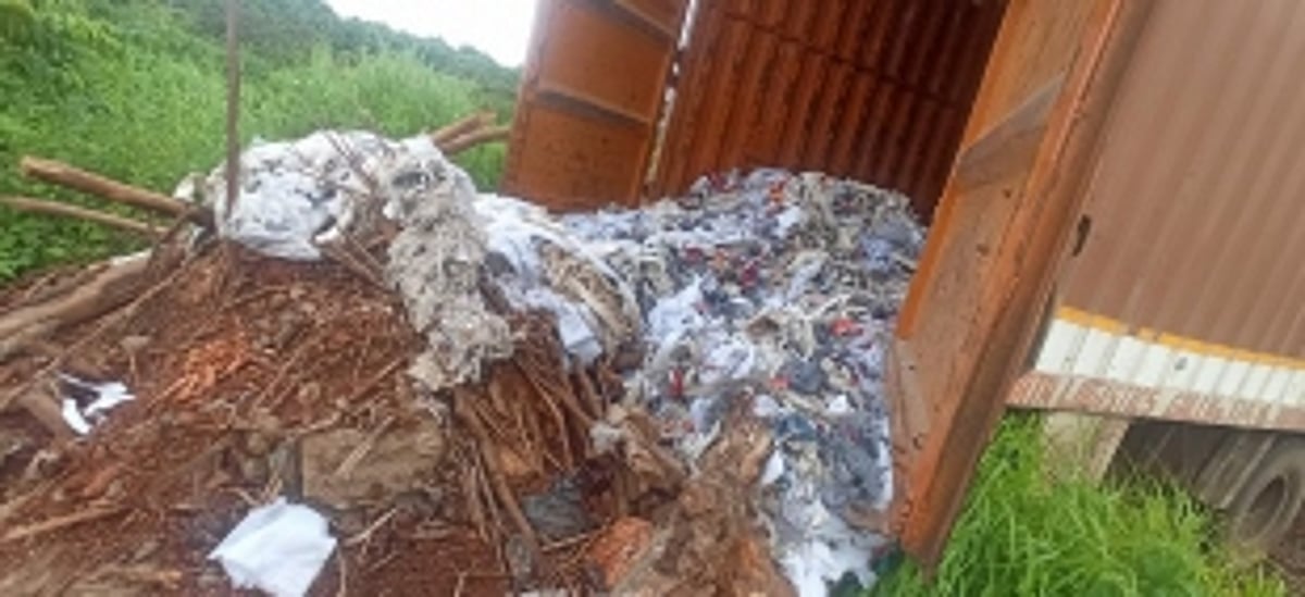 One caught red-handed dumping truck filled garbage at Verna