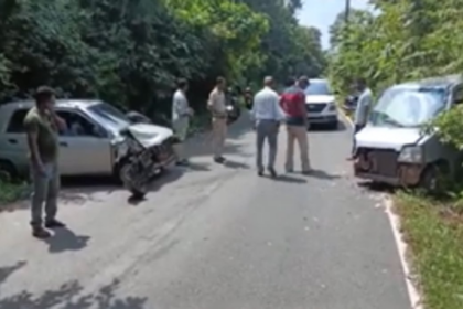 One driver and occupants injured in Shindole, Cortalim accident between two cars