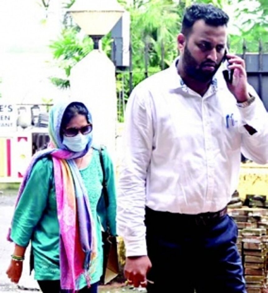 One month later, madam finally arrives before Crime Branch