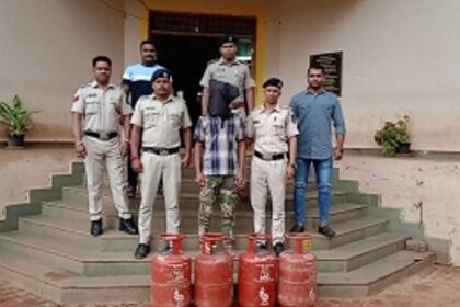 One person caught red-handed for LPG Cylinder theft