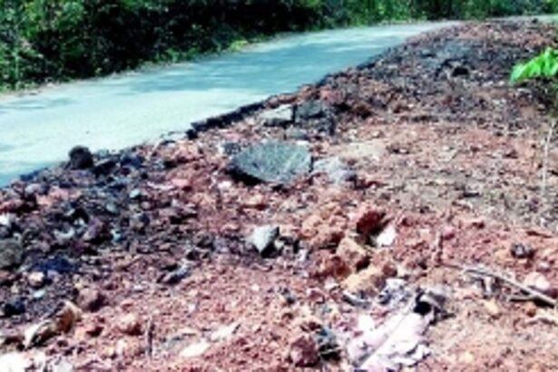 Opa locals frustrated as freshly-tarred road gets dug up for power cabling